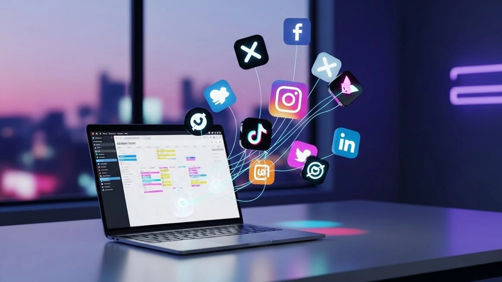 Social media professional reviewing audience and channel insights